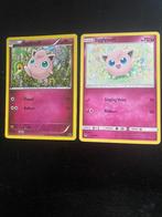Jigglypuff Pokemon kaarten 2stuks, Ophalen of Verzenden, Gebruikt, Meerdere kaarten