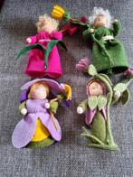 Wol vilt poppetjes jaartafel lente,  antroposofie., Ophalen of Verzenden, Nieuw, Los Vilt