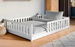 Twijfelaar Bed - Wit, Ophalen, Nieuw, 70 tot 85 cm, 140 tot 160 cm