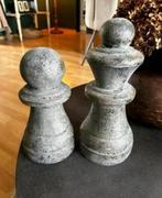 2 grote soberen betonnen schaakstukken NIEUW, Nieuw, Ophalen of Verzenden
