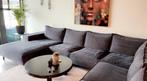 Donkergrijze U-bank Seats&Sofa's, Ophalen, Gebruikt, 100 tot 125 cm, Hoekbank