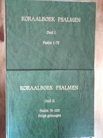 Koraalboek Psalmen, deel 1 en 2, Muziek en Instrumenten, Ophalen of Verzenden, Zo goed als nieuw, Religie en Gospel