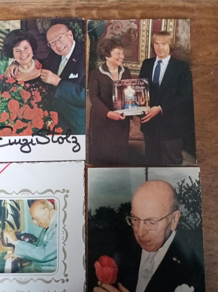 Robert Stolz 4 kaarten, Ophalen of Verzenden, 1980 tot heden, Sterren en Beroemdheden