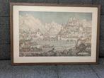 Zeer mooie Anton Pieck prent van de Efteling (Diorama), Ophalen of Verzenden, Zo goed als nieuw, Overige typen