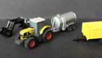 Claas tractor met aanhanger giertank 1:120 Bruder Mini Pol, Verzenden, Zo goed als nieuw, Tractor of Landbouw