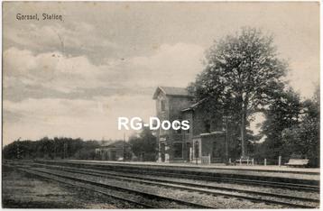 Ansichtkaart - Briefkaart Trein Station Gorssel 1922 beschikbaar voor biedingen