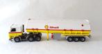 Tekno  Scania 143m 450 met Shell tank, Ophalen of Verzenden, Gebruikt, Bus of Vrachtwagen, Tekno