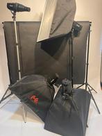 Falconeyes studio flitsset SS-150D, Ophalen, Gebruikt, Complete fotostudio