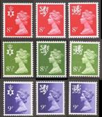 REGIONALS E.II. 8p. + 8½p. + 9p. Decimal Machin frankeerze, Verzenden, Postfris