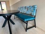 stalen eettafel bank met stoffering naar wens, Overige maten, Minder dan 75 cm, Scandinavisch, Ophalen of Verzenden