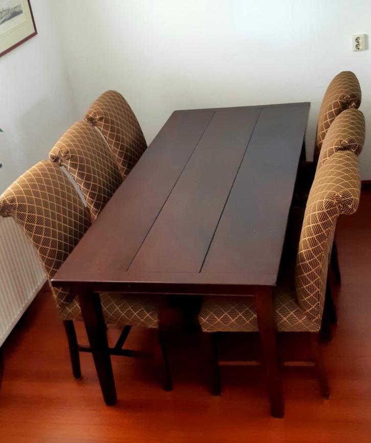 Chique uitziende eetkamerstoelen - 6 stuks of gehele set, Huis en Inrichting, Stoelen, Gebruikt, Vijf, Zes of meer stoelen, Zwart