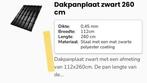 Dakpan platen staal zwart, Zwart, Zo goed als nieuw, 15 m² of meer, Metaal