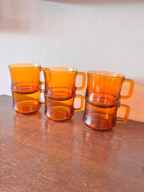 Duralex France theeglazen 6, Huis en Inrichting, Keuken | Servies, Zo goed als nieuw, Overige stijlen, Glas, Ophalen of Verzenden