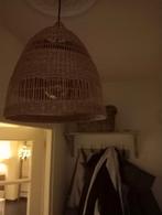 Mooie landelijke lamp ( Riet), Huis en Inrichting, Lampen | Hanglampen, Ophalen of Verzenden, Zo goed als nieuw, Minder dan 50 cm