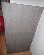 Tafelblad salontafel, boomstam, eiken, grijs, Huis en Inrichting, Tafelonderdelen, Ophalen, Gebruikt, 100 tot 150 cm, Eikenhout