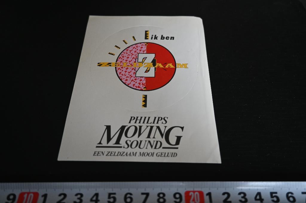 sticker EHV PHILIPS Moving Sound een zeldzaam mooi geluid, Ophalen, Zo goed als nieuw