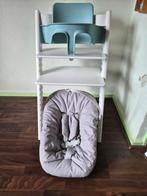 Stokke Tripp Trapp met Newborn Set en babyset compleet, Kinderen en Baby's, Ophalen of Verzenden, Zo goed als nieuw, Meegroeistoel