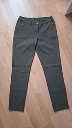 Stretch broek met rits, Maat 38/40 (M), Ophalen of Verzenden, Lang, Groen