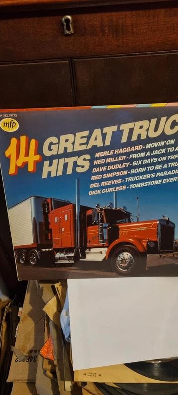14 great truck hits vinyl lp te koop beschikbaar voor biedingen