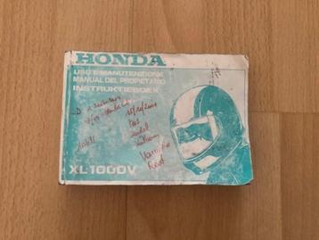 ORIGINELE HANDLEIDING HONDA VARADERO XL 1000 V beschikbaar voor biedingen