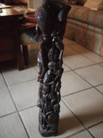 Makonde ebbenhouten Tree of Life beeld, Antiek en Kunst, Kunst | Beelden en Houtsnijwerken, Ophalen of Verzenden
