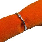 Zilveren Ring met Zirkonia maat 18, 18 tot 19, Gebruikt, Ophalen of Verzenden, Dame