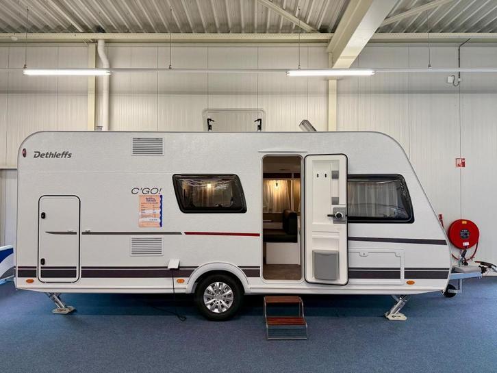 Dethleffs C'Go 495 QSK Vakantievoordeel euro; 2000,-, Caravans en Kamperen, Caravans, Bedrijf, tot en met 5, Treinzit, Dethleffs
