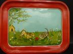 Vintage blikken speelgoed dienblad, Antiek en Kunst, Antiek | Speelgoed, Ophalen of Verzenden
