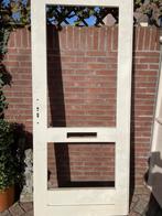 Hardhouten buitendeur ,voordeur, Doe-het-zelf en Verbouw, Deuren en Horren, Nieuw, 80 tot 100 cm, Glas, Buitendeur