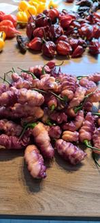 Complete set met peperzaden van mild tot extreem heet, Tuin en Terras, Bloembollen en Zaden, Ophalen of Verzenden, Gehele jaar