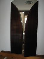 unieke jaren 30   3 luik spiegel op mahonie hout, Ophalen, Overige vormen, 50 tot 100 cm, 100 tot 150 cm