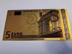 EURO /  7X BILJET GOUDFOLIE BANKNOTE/ 5 EURO/T/M / 500 EURO, Postzegels en Munten, Bankbiljetten | Europa | Eurobiljetten, Setje