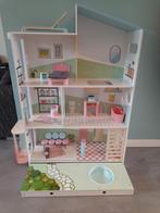 Groot houten barbie / poppenhuis 105x30x130 cm, Kinderen en Baby's, Speelgoed | Poppenhuizen, Ophalen, Zo goed als nieuw
