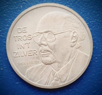 Penning De Tros in 't zilver - Simon van Collem  beschikbaar voor biedingen