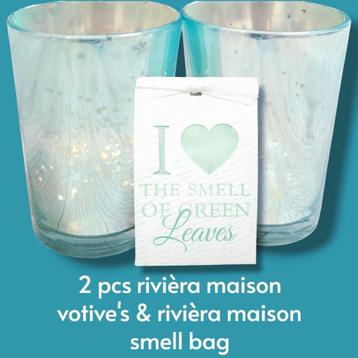 Riviera maison fresh bag & 2pcs  rivièra maison hurricane's  beschikbaar voor biedingen