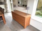 Massief eikenhouten dressoir – 160 cm breed, Ophalen, Gebruikt, 150 tot 200 cm, Eikenhout