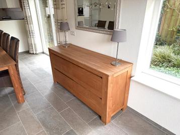 Massief eikenhouten dressoir – 160 cm breed beschikbaar voor biedingen