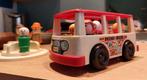 Vintage Fisher Price mini-bus met poppetjes (1969), Ophalen of Verzenden, Gebruikt, Speelset