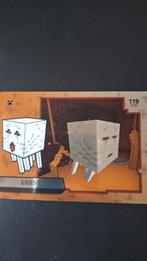 Ghast gold silver minecraft trading card, Hobby en Vrije tijd, Stickers en Plaatjes, Ophalen of Verzenden