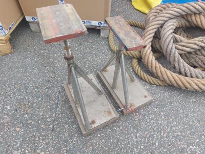 Set Bootsteunen, Watersport en Boten, Bootonderdelen, Gebruikt