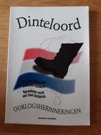 boek dinteloord oorlogsherinneringen 2e WO, Ophalen of Verzenden, Tweede Wereldoorlog, Gelezen