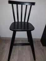 Zwarte kinderstoel - Rug 74cm, zithoogte 50cm, Kinderen en Baby's, Kinderstoelen, Ophalen, Gebruikt, Overige typen