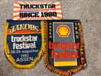 Truckstar vaantjes en bordje, Ophalen of Verzenden, Gebruikt, Auto's