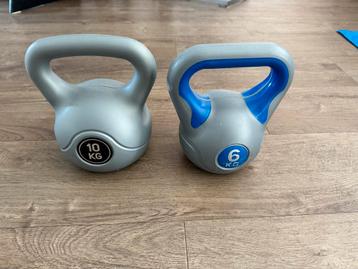 Kettlebell Set 6kg & 10kg beschikbaar voor biedingen