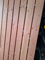 Nieuwe schuttingdeur met stalen frame - 120x200 douglas plan, Ophalen, 100 tot 150 cm, Nieuw, Looppoort