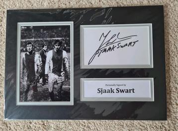 Gesigneerde foto display van Sjaak Swart met certificaat! 