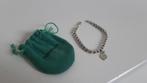 ARMBAND TIFFANY&CO ZILVER HEART TAG BEADS 4MM NEW YORK 925, Ophalen of Verzenden, Zo goed als nieuw, Zilver, Zilver