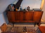 Vintage Houten Dressoir met Schuifdeuren, Huis en Inrichting, Ophalen, Gebruikt, 150 tot 200 cm, Vintage