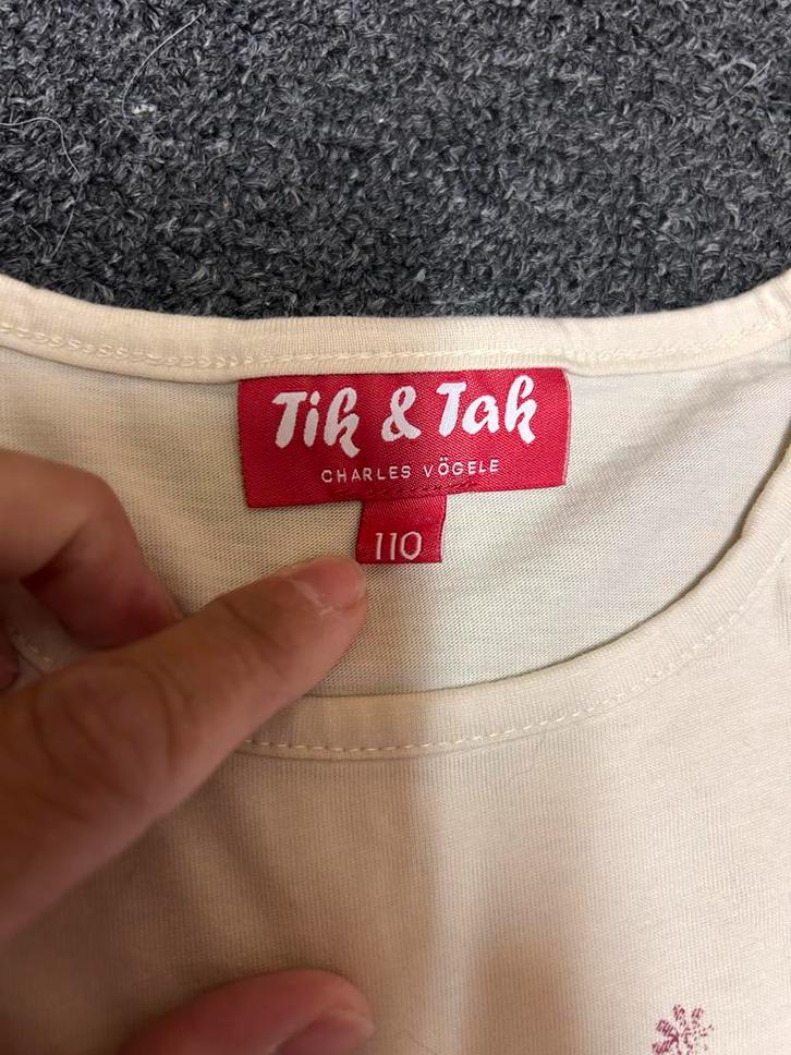 Tik&Tak Shirt Maat 110, Kinderen en Baby's, Kinderkleding | Maat 110, Zo goed als nieuw, Meisje, Shirt of Longsleeve, Ophalen of Verzenden