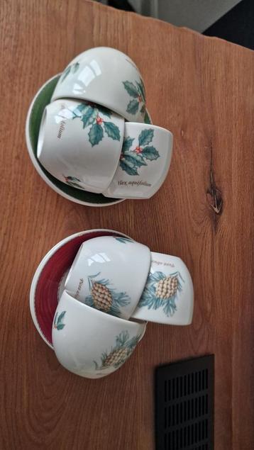 Wedgwood Sarah's garden kop en schotels kerst kerstservies beschikbaar voor biedingen